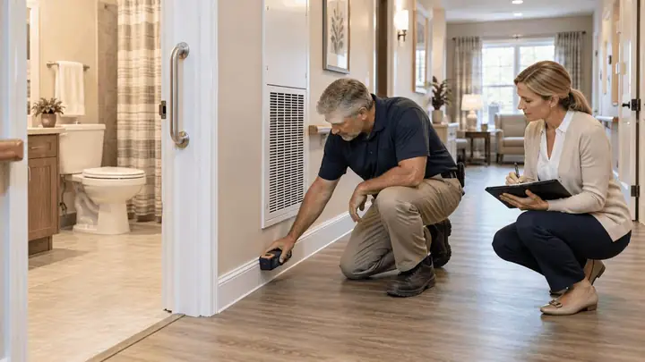 Moisture Response Training in Senior Living: Coordinating Resident Rooms, Staff Handoffs, and Repairs